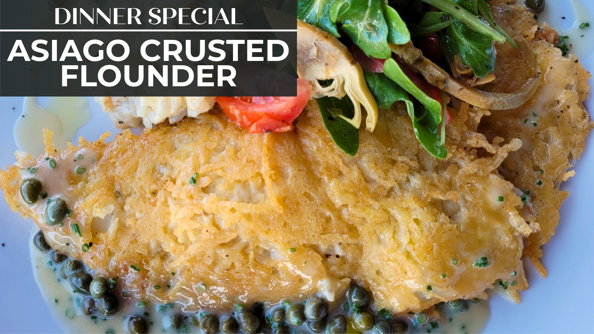 ASIAGO CRUSTED FLOUNDER