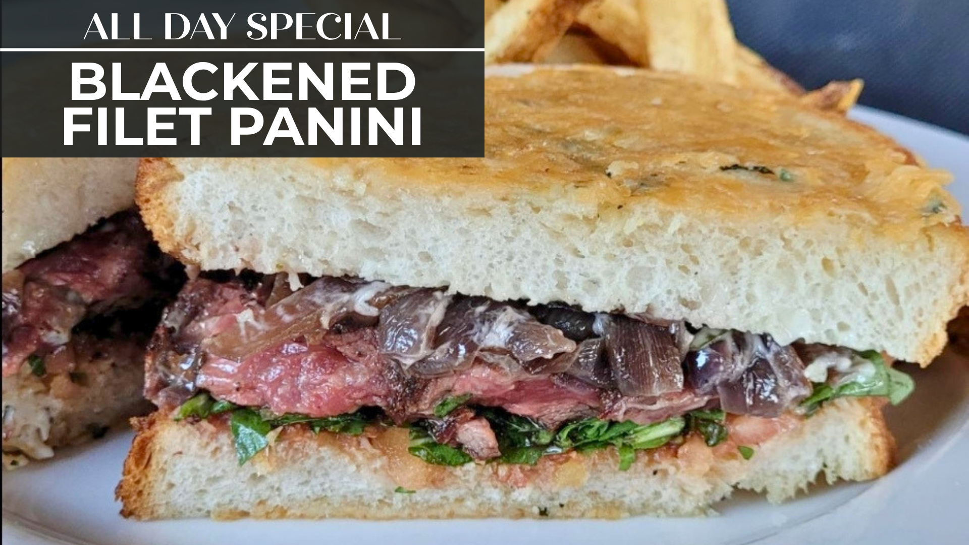 BLACKENED FILET PANINI