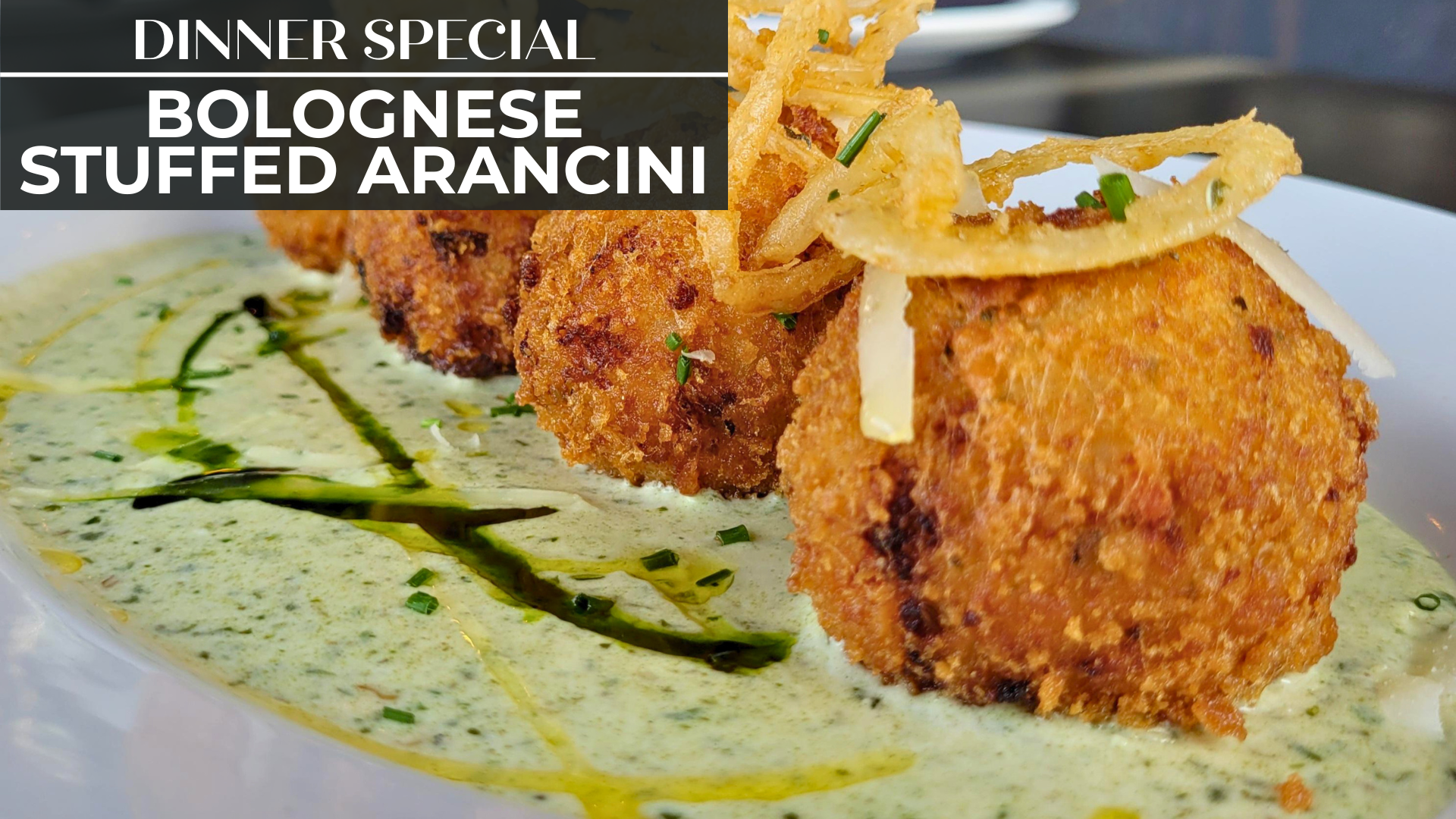 BOLOGNESE STUFFED ARANCINI